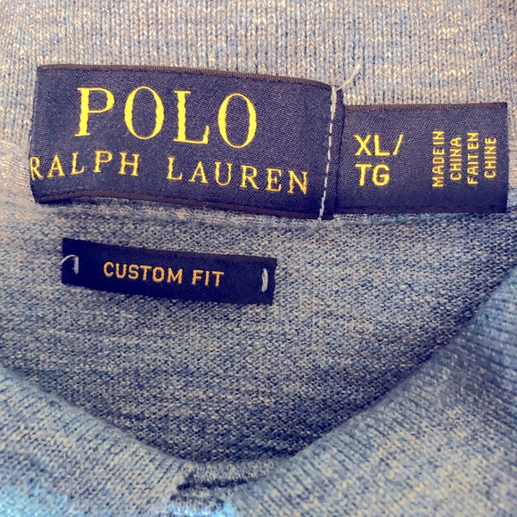RALPH LAUREN POLO XL blue/chambray polo excellent condition. Worn twice - Picture 3 of 3
